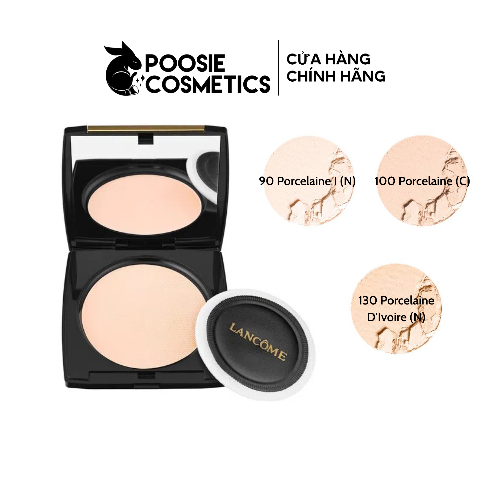 Phấn phủ nén Lancome Paris Dual Finish 19g