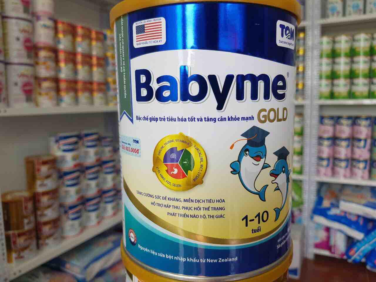 Babyme Gold HMO tăng cường miễn dịch đường ruột, hấp thu tăng cân
