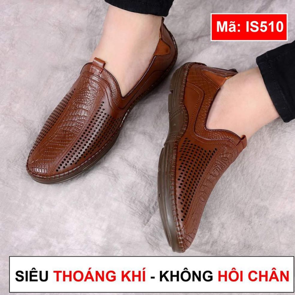 GiÁ sỉ giầy hè da bò tấm nam bảo hành 12tháng