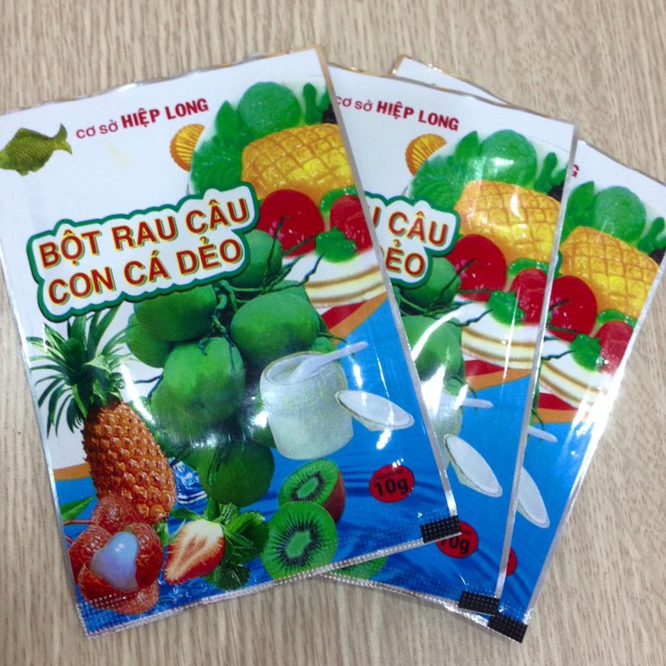Hộp Thạch rau câu con cá dẻo