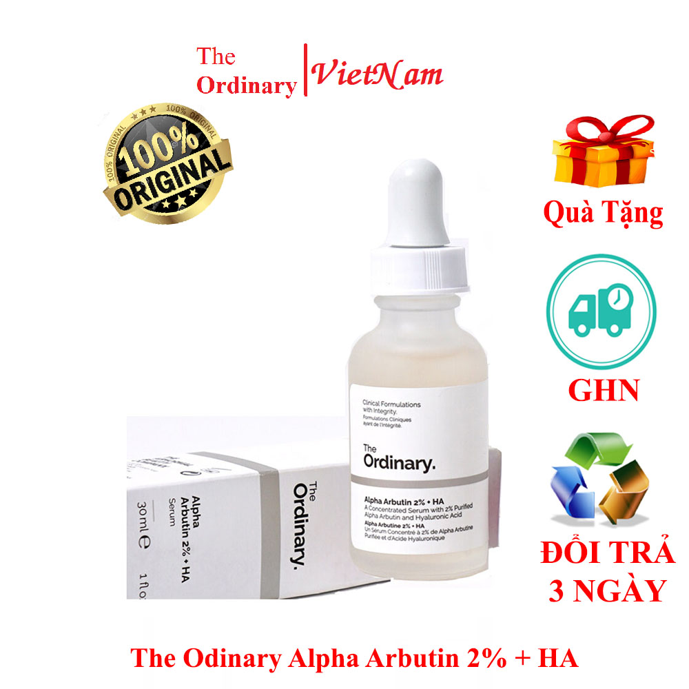 [HN] Serum The Odinary Alpha Arbutin 2% + HA 30ml Làm Trắng Da,Dịu Da