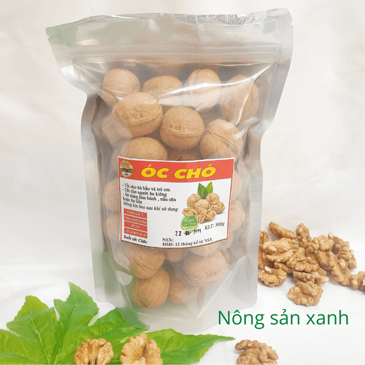 [HCM]Quả Óc Chó Vàng California 450gr - Óc chó nhập khẩu Mỹ quả to và chắc nhân đầy béo ngậy và thơm  - Giàu axit béo Omega-3 dinh dưỡng vàng cho mẹ khỏe bé thông minh