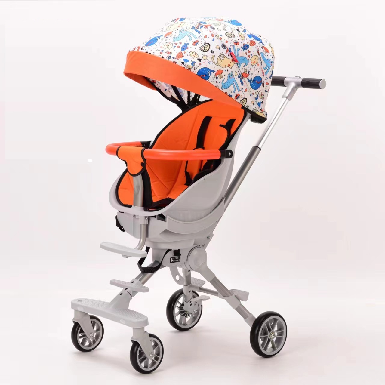 Xe đẩy gấp gọn cho bé, Xe đẩy du lịch cho bé, Xe đẩy xoay chiều gấp gọn cho bé X8