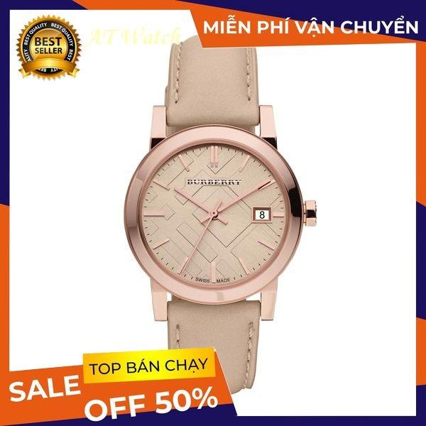 ĐỒNG HỒ NỮ BURBEERRYVR4255 CAO CẤP - ĐỒNG HỒ ĐEO TAY NỮ DÂY MÀU KEM (NUDE) SIZE MẶT 32MM