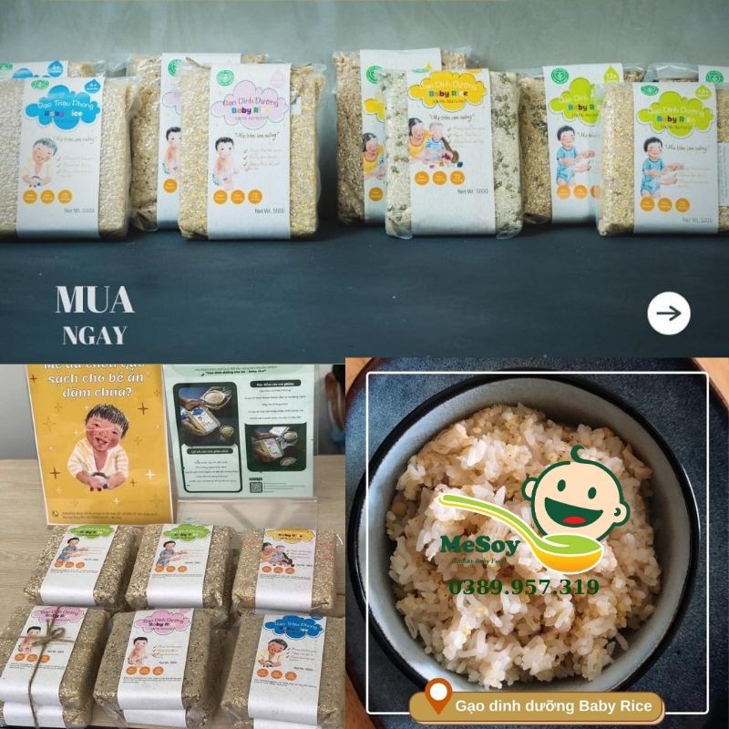 Gạo dinh dưỡng Baby Rice cho bé ăn dặm