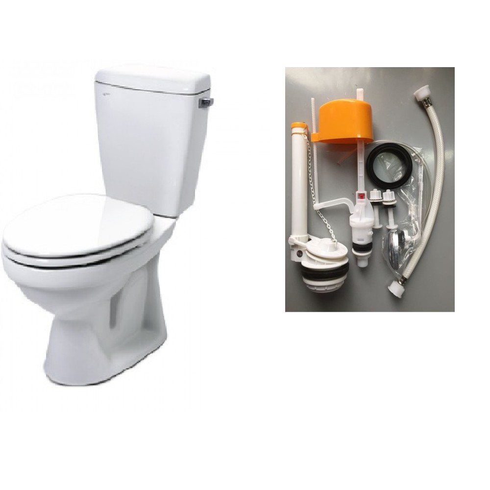 Bộ ruột bồn cầu Inax 117 . Bộ ruột thay thế vừa cho bệt 117 hãn g Inax