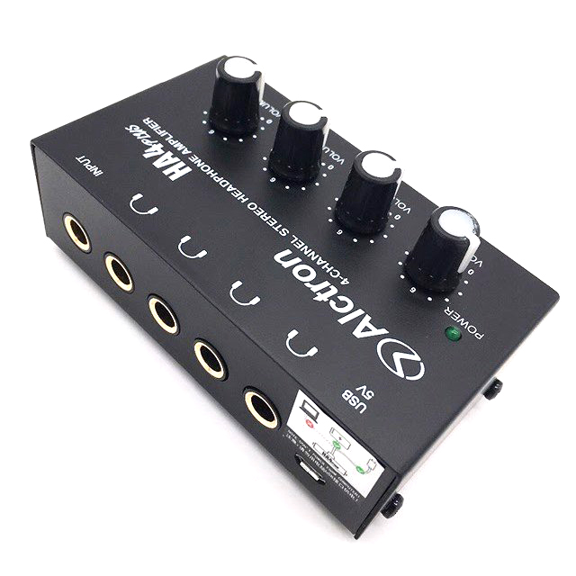 Bộ chia tai nghe 04 cổng cho phòng thu cá nhân | Alctron HA4 Plus