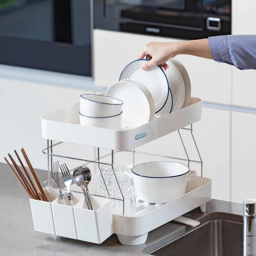 Kệ úp chén bát Tokyo Inochi Nhựa nguyên sinh và Inox cao cấp
