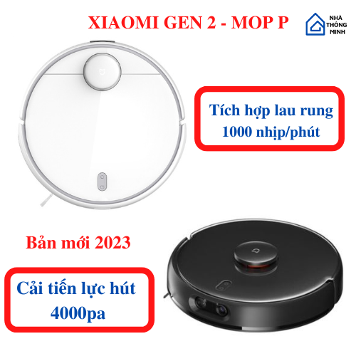 Robot hút bụi lau nhà xiaomi mijia gen 2 - hàng mới