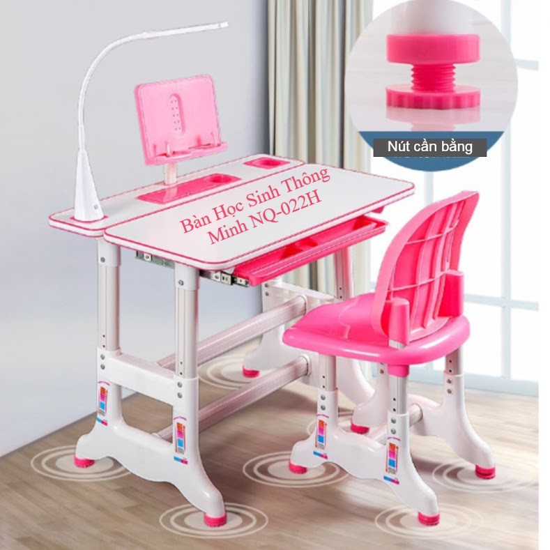 [HCM]Bộ Bàn Học Thông Minh -  NQ022H Chống gù - chống cận - Dành Cho Bé Gái ( Giao hàng nhanh 24h KV Hồ Chí Minh)