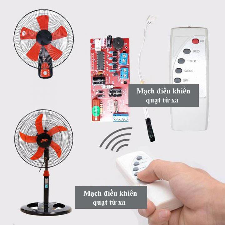 Mạch điều khiển quạt từ xa bản tiếng anh, mạch điều khiển từ xa, mạch điện tử điều khiển từ xa