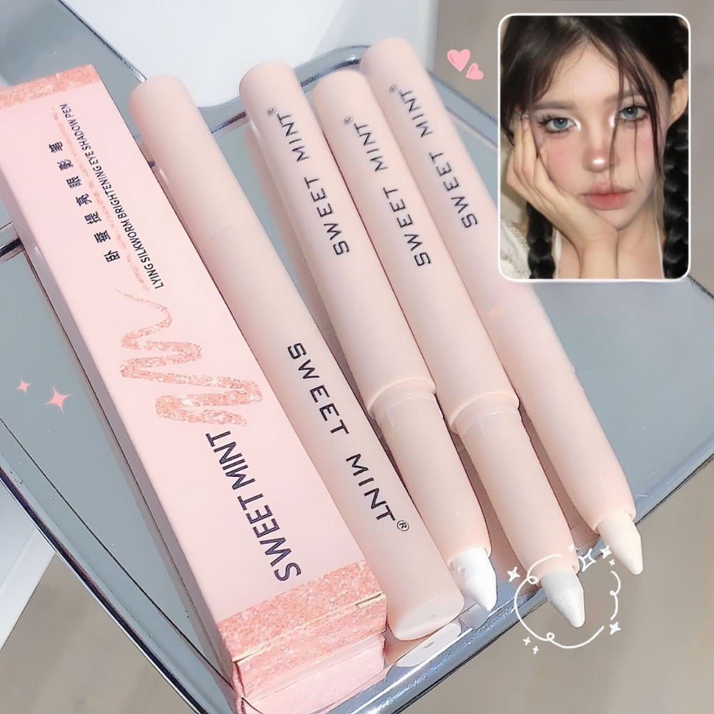 Bút Nhũ Bắt Sáng Sweet mint Dạng Sáp Lấp Lánh