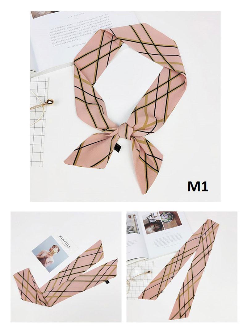 [HCM]Khăn Turban Dài 5X90 Hàn Quốc Vải Cao Cấp Họa Tiết Cá Tính Trẻ Trung Ah769