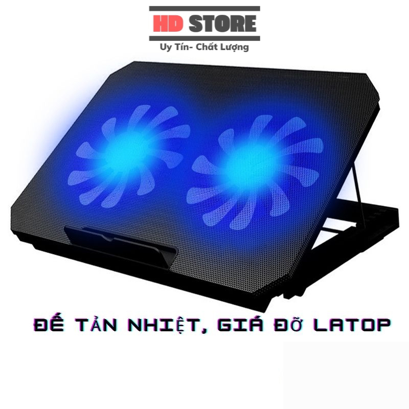 [BẢO HÀNH] Đế giá đỡ quạt tản hút nhiệt laptop máy tính bền tốt - quạt tản nhiệt to chạy êm làm mát cực nhanh.