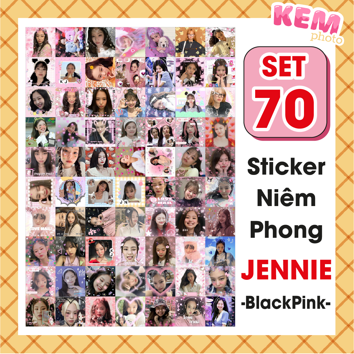 Set 30 hình dán sticker Blackpink chibi hoạt hình dễ thương | Lazada.vn