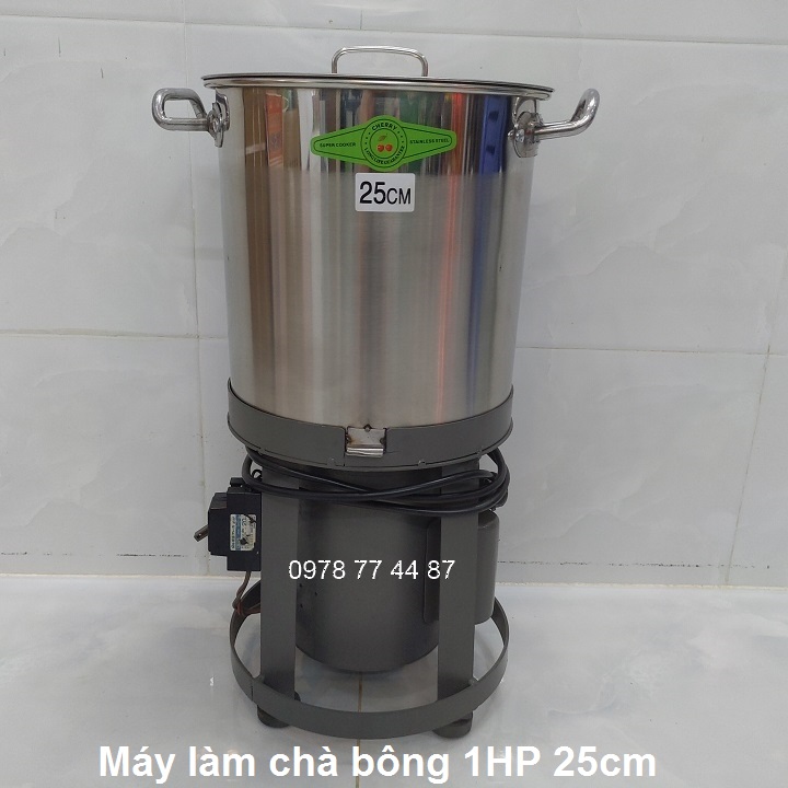 Máy đánh tơi thịt làm chà bông, ruốc 1HP