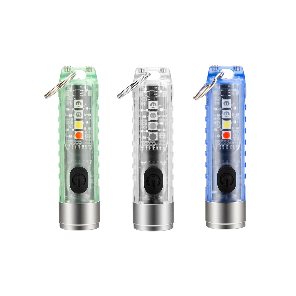 Đèn pin led mini t011 siêu sáng chống nước đa chức năng sạc usb tiện dụng