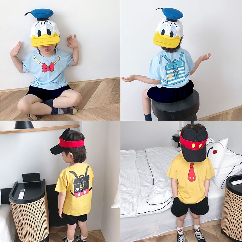Bộ quần áo bé trai bé gái mẫu ba lô