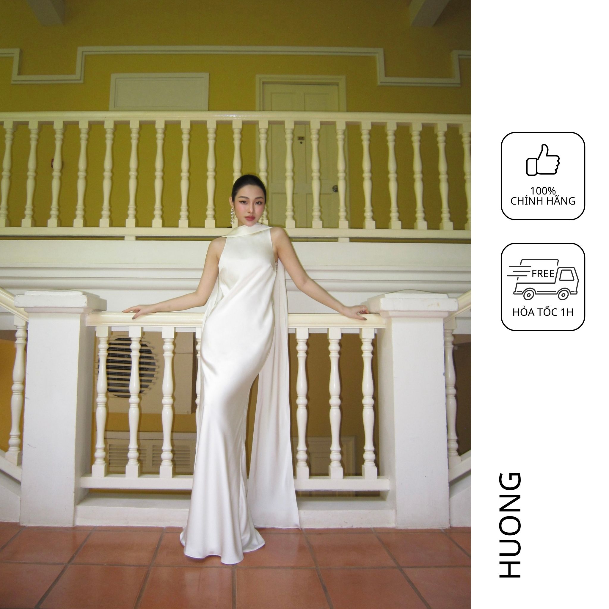  Đầm lụa Venus Silk Dress HUONG BOUTIQUE HBV1284 