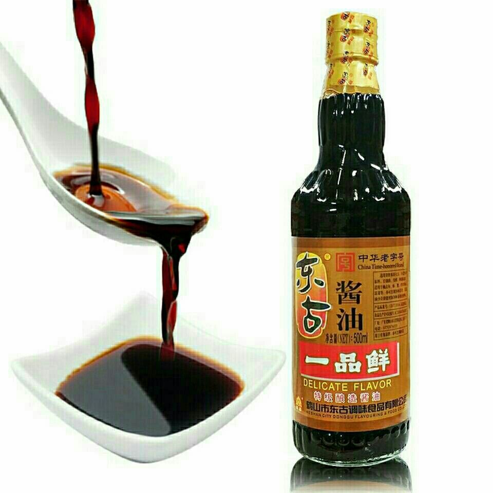 Combo 5 chai xì dầu càng cua / xì dầu nhất phẩm tiên / nước tương donggu yipin 500ml dùng làm gia vị hải sản bbq xào rau