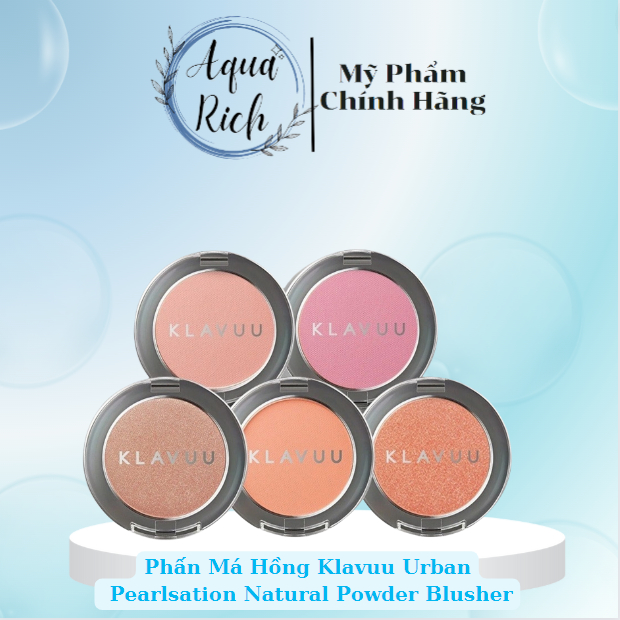 Phấn Má Hồng Klavuu Urban Pearlsation Natural Powder Blusher 5.5g