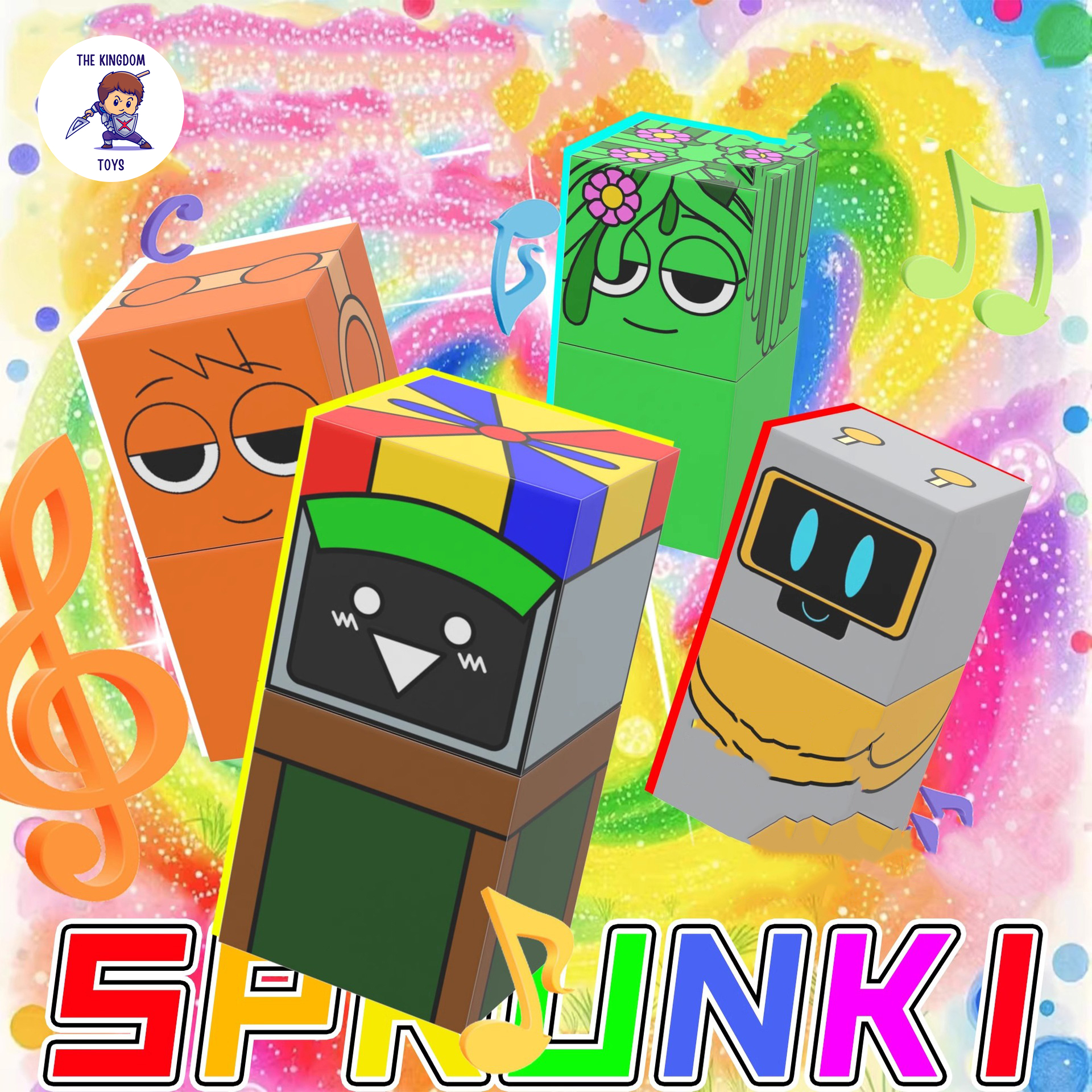  Đồ Chơi Khối Nam Châm Từ Tính Sprunki x Minecraft Đồ Chơi Xây Dựng Cho Bé Thỏa Sức Sáng Tạo 