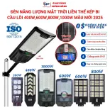 [0Đồng Vận Chuyển]Đèn Led Năng Lượng Mặt Trời, Đèn Năng Lượng mặt trời Ngoài sân tự sáng NHẬT PHONG SOLAR trang trí tết 2026 noel Đèn Đường Liền Thể công suất 300W-500W-600w,800w,Tấm pin liền đèn, điều khiển từ xa, chống nước IP65,BH 2 nă