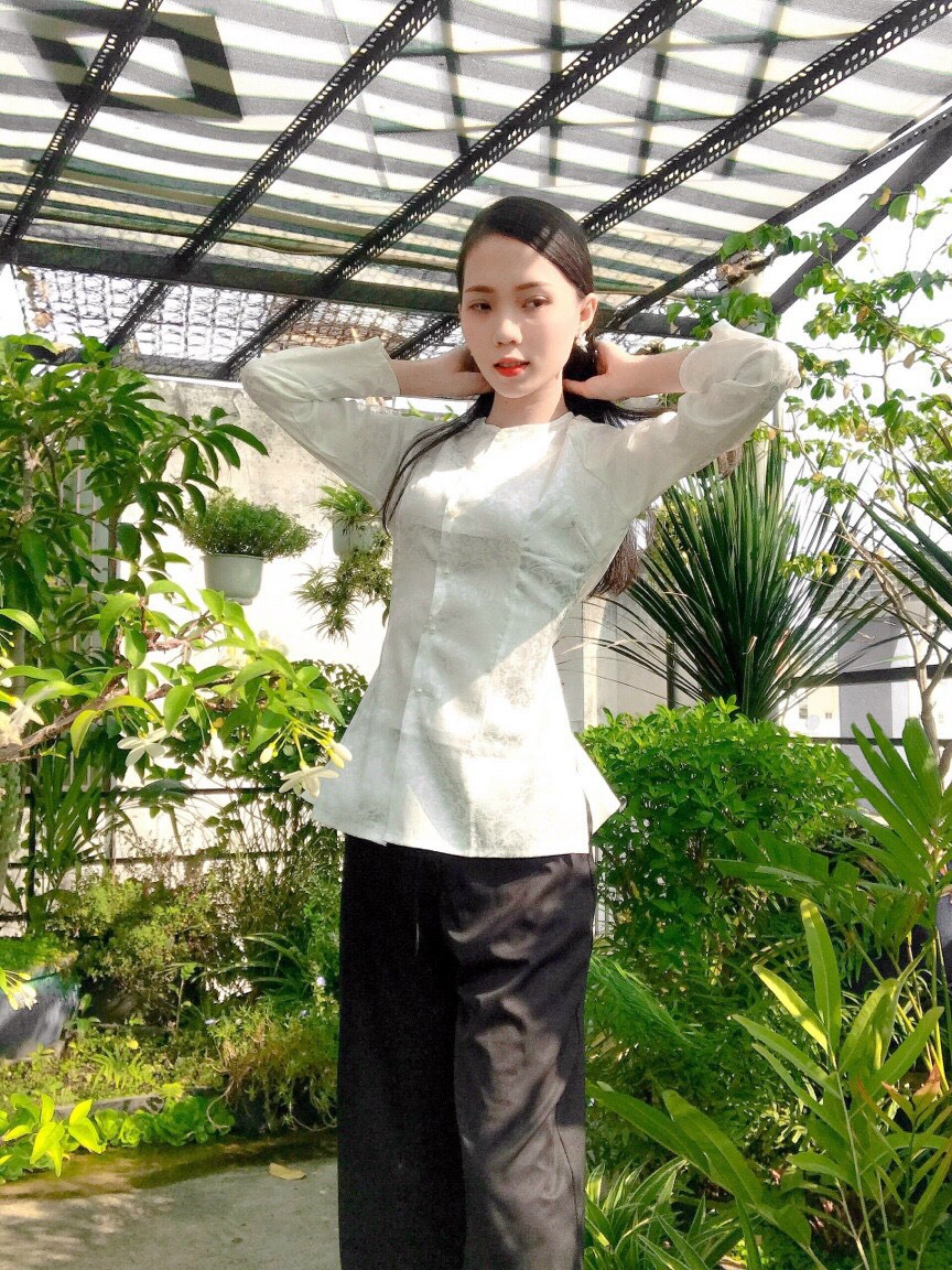 Áo bà ba gấm