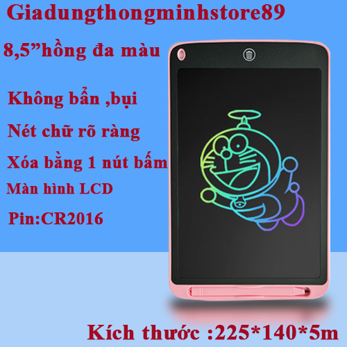 Bảng  vẽ điện tử - Bảng Điện Tử Thông Minh- Bảng viết - Bảng vẽ Xóa Cực nhanh Chất liệu nhựa ABS Màn Hình LCD  Cho Bé 8.5 inch, 10 inch, 12 inch