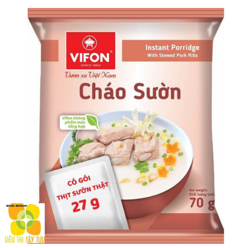 Cháo sườn vifon 70gr date mới | siêu thị tây tựu
