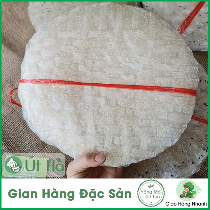 Bánh Tráng Giòn Phù Mỹ Sấp 20 Cái Không Mè - Bánh Tráng Cuốn Bình Định Dai Giòn - Út Hà Đặc Sản