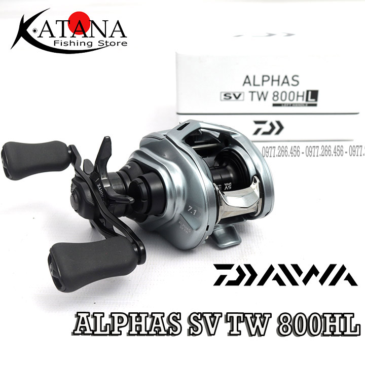 Máy câu ngang daiwa alphas sv tw 800 hl - new 2021