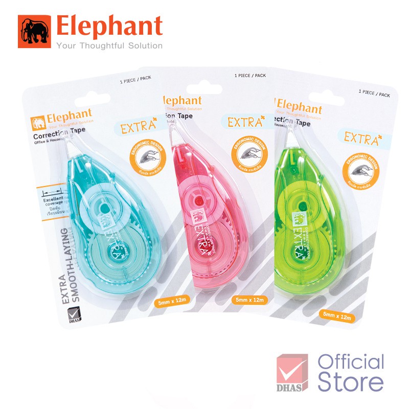 Bút xóa kéo elephant extra dài 4m thái lan