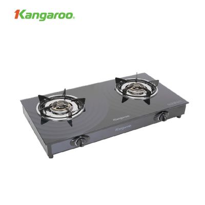 Bếp ga đôi Kangaroo KG519M Chính hãng trưng bày mới 98-99% Đầu đốt:Đầu đốt tiết kiệm gas,Chất liệu Đồng thau cho lửa xanh