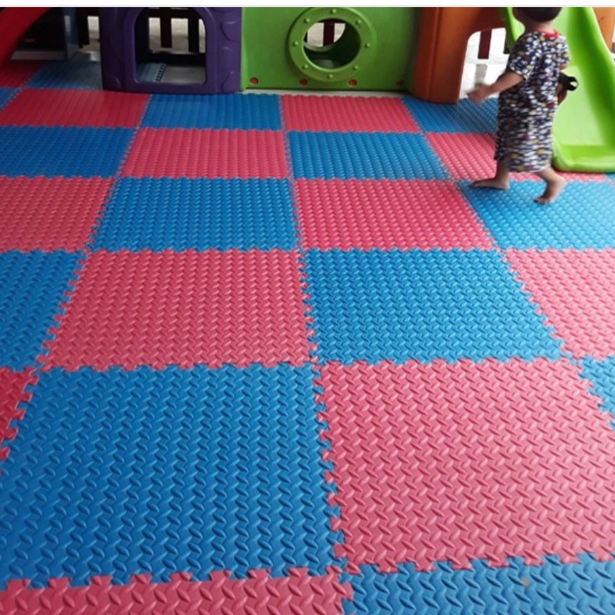 Thảm xốp lót sàn Vân khế bộ 4 tấm