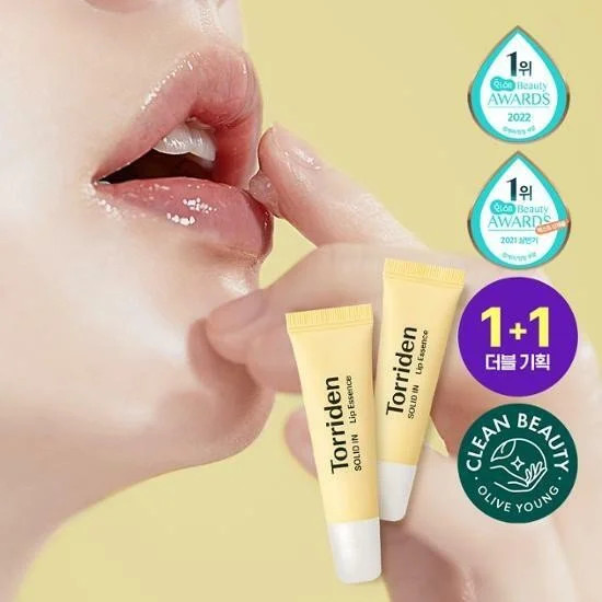 Dưỡng môi giảm khô môi nứt nẻ TORRIDEN Solid In Lip Essence 11ml thuần chay có vỏ