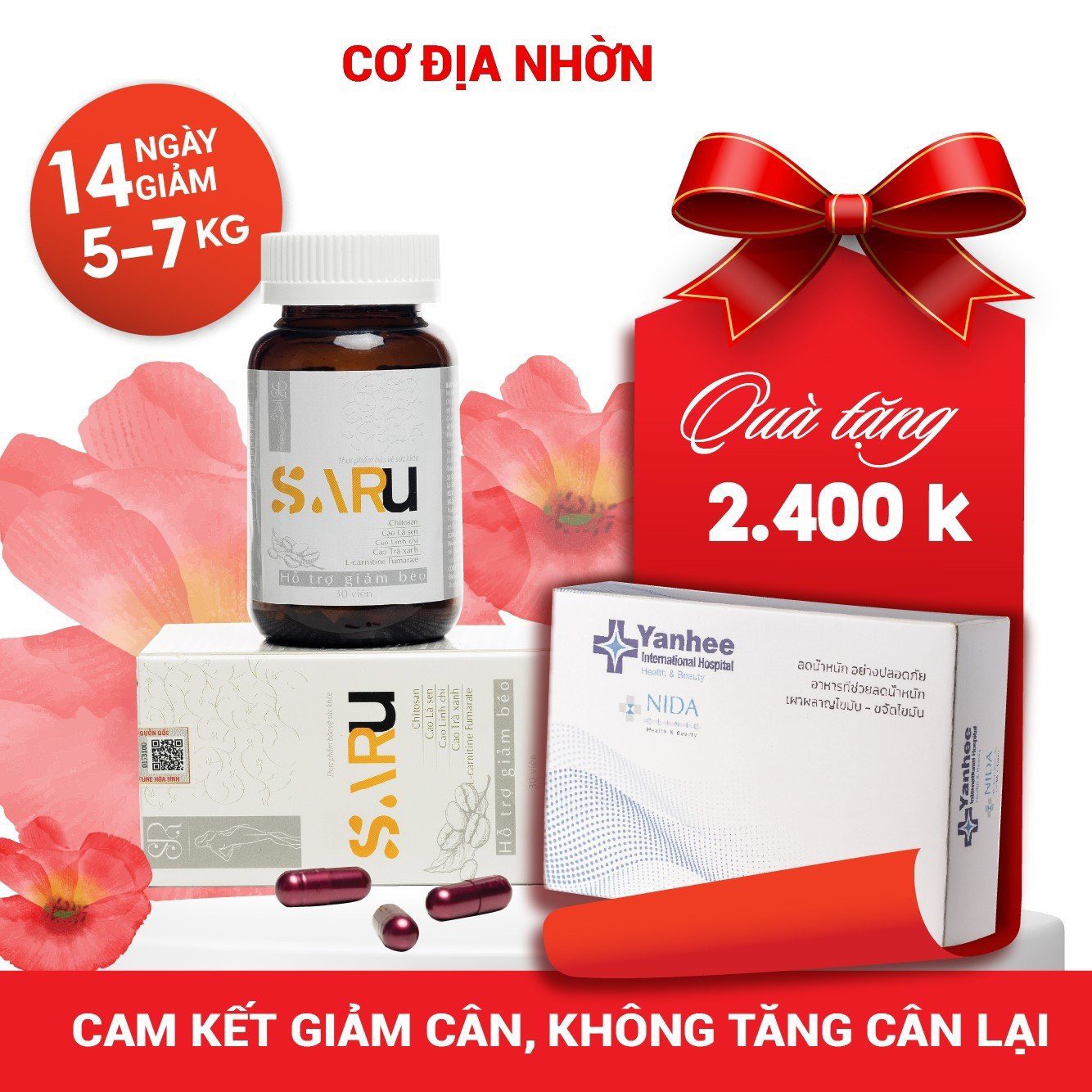 Giảm cân Saru,giảm5-7kg trong 14 ngày cơ địa nhờn giảm cân,giảm cân cấp tốc,giảm cân an toàn hiệu quả