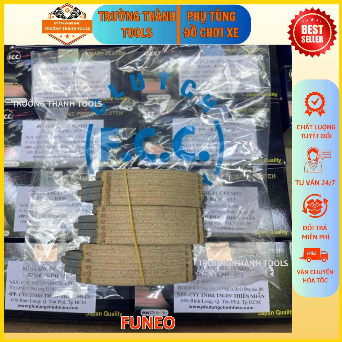  Bố 3 càng Funeo Búa côn xe máy Honda Future Neo chính hãng FCC Trường Thành Tools 