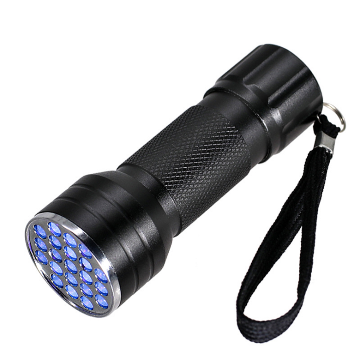 Đèn pin tia cực tím uv 12 led, 21 led