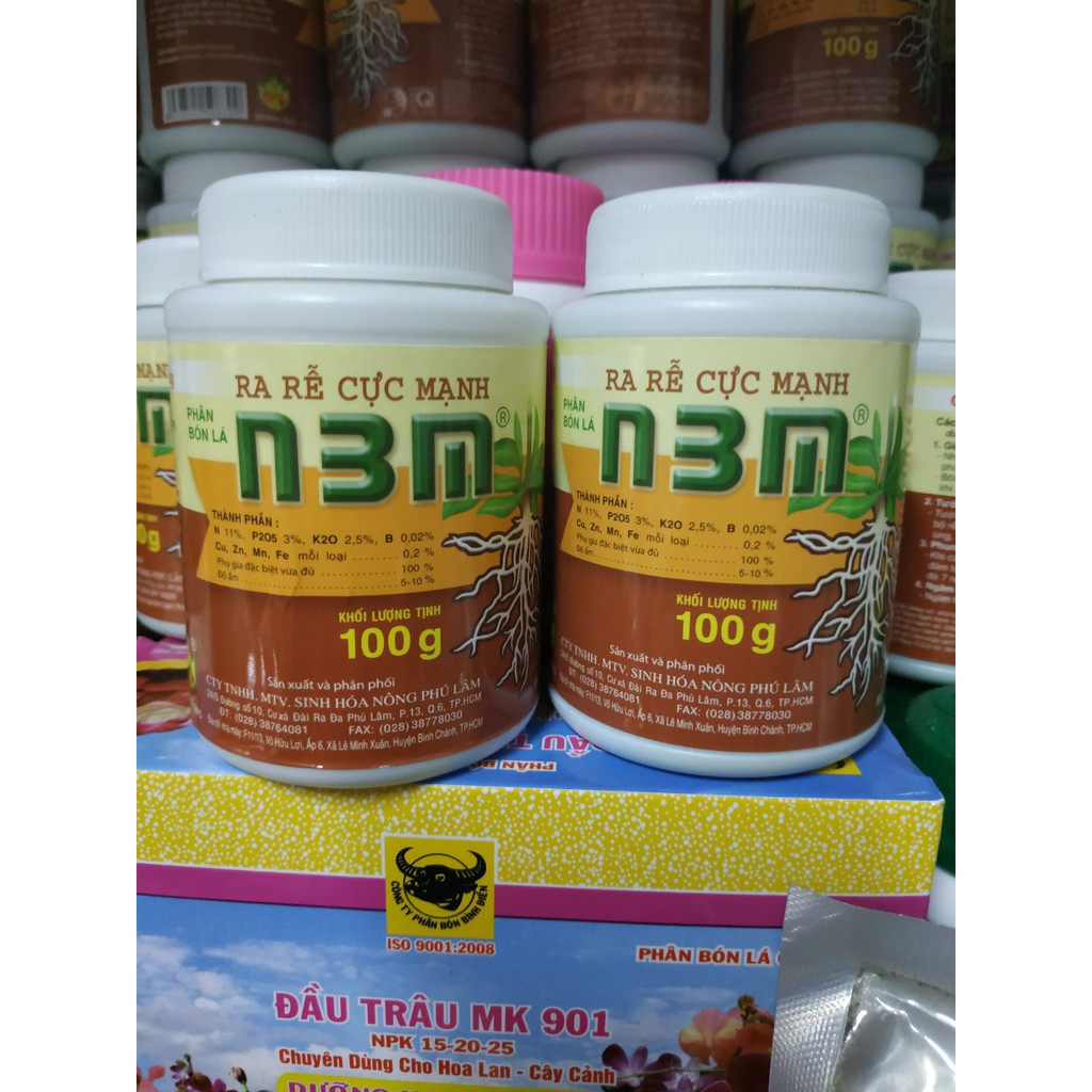 Thuốc Kích Thích Ra Rễ Cực Mạnh N3M 100Gr- Rau Củ Quả Trồng Tại Vườn, Sân Thượng, Nông Trang, Ban Công