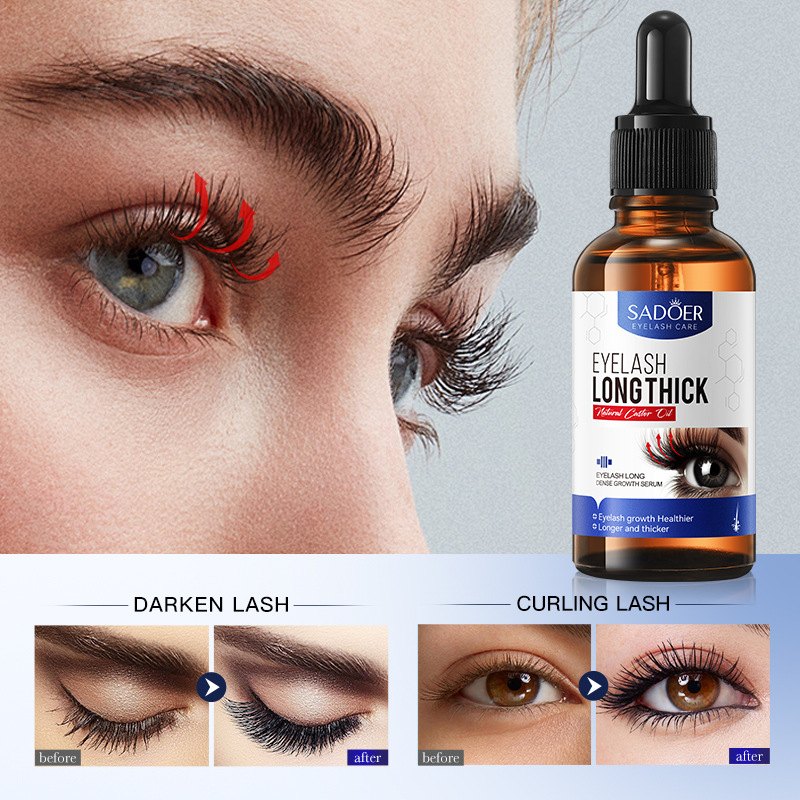 Sadoer tinh chất mọc mi có chứa dầu thầu dầu giúp mi khỏe mạnh, dài và dày hơn 30ml