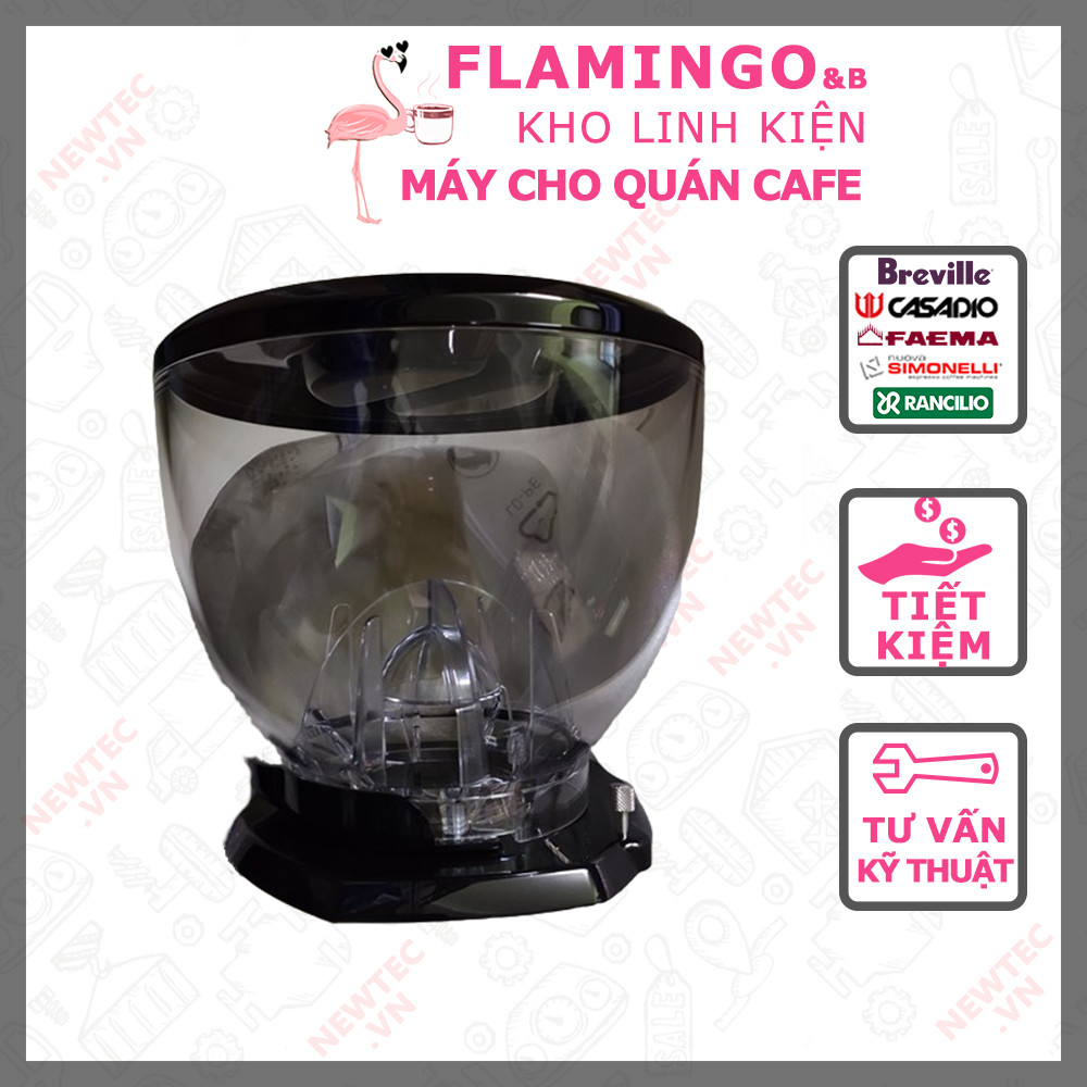 Hộp đựng hạt cà phê máy xay Faema / Casadio - nguyên bộ