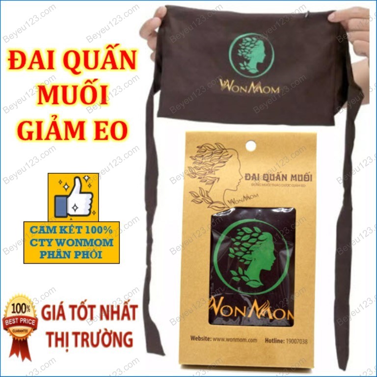 Đai vải dùng quấn muối giảm eo cho Mẹ sau sinh Wonmom