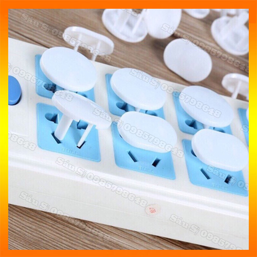 Set 10 nút bịt ổ điện 2 chân an toàn cho bé