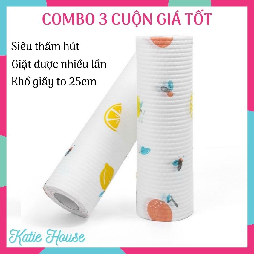 Giấy lau bếp, khăn lau bếp đa năng, khăn lau tay siêu thấm, siêu dai, dùng được nhiều lần - Đồ gia dụng nhà bếp