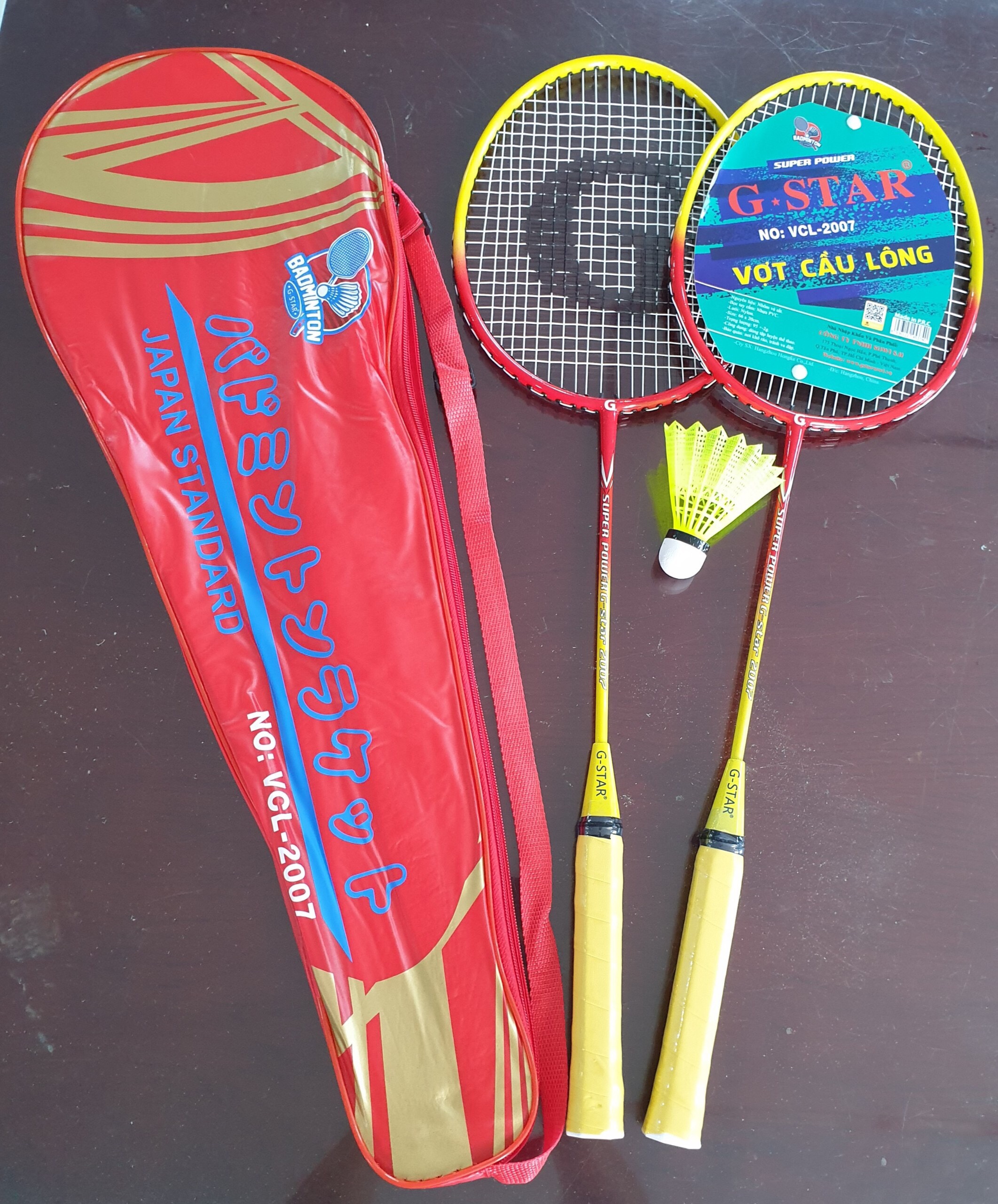 Bộ 2 Vợt Cầu Lông Hiệu G-star Kèm Túi đựng