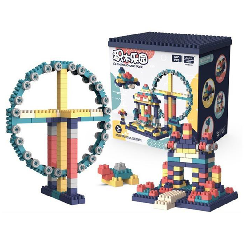 Bộ trò chơi ghép hình Lego sáng tạo trí tuệ cho bé - Building Block Park 520 chi tiết
