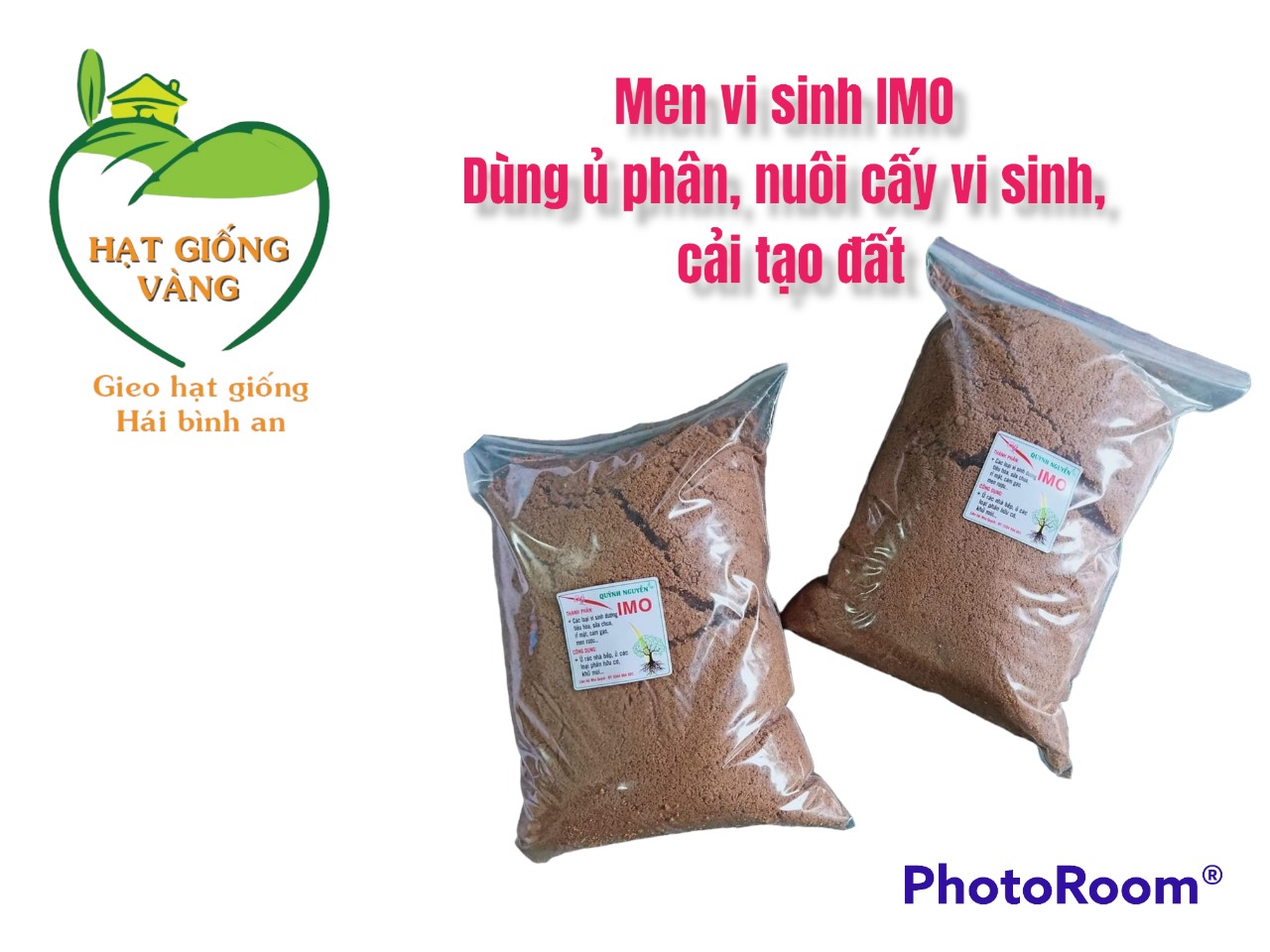 Men vi sinh IMO dùng ủ phân bón vi sinh , ủ thức ăn vât nuôi