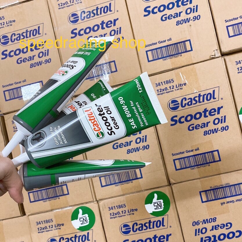 [HCM]Tuýp dầu hộp số  nhớt láp Castrol Nhập khẩu Indonesia chính hãng