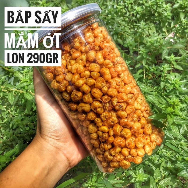 Bắp sấy mắm ớt túi 1kg , ngô sấy mắm - có bán sỉ
